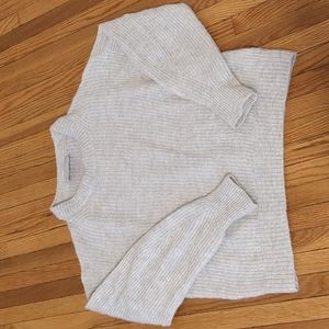 Everlane Alpaca Crew Sweater in Almond Size Small